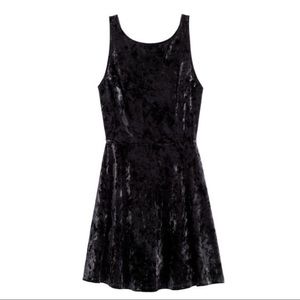 H&M Black Velvet Dress